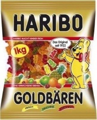 Tüte Haribo Goldbären aus Deutschland